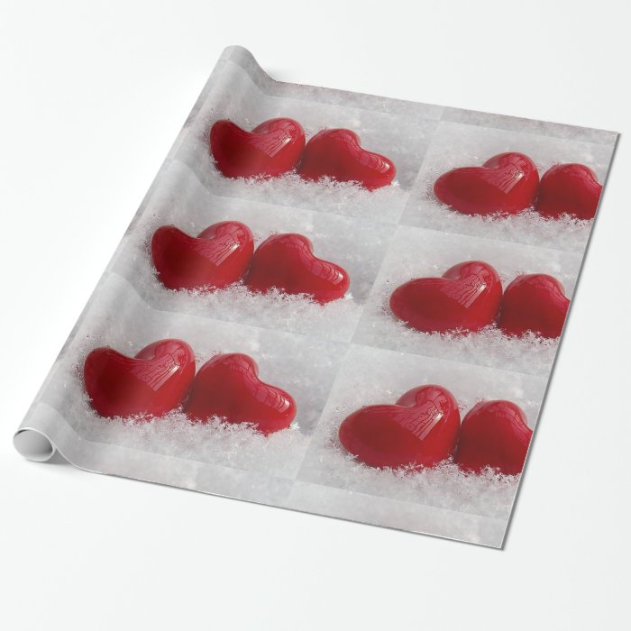 Download Two Hearts Glossy Wrapping Paper, 30" x 6' Wrapping Paper ... Yellowimages Mockups