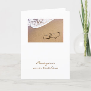 Two Hearts In The Sand Card