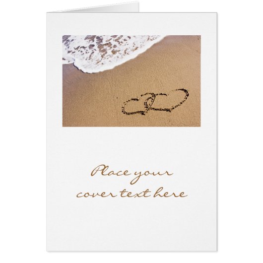 Two Hearts In The Sand Cards (Front)