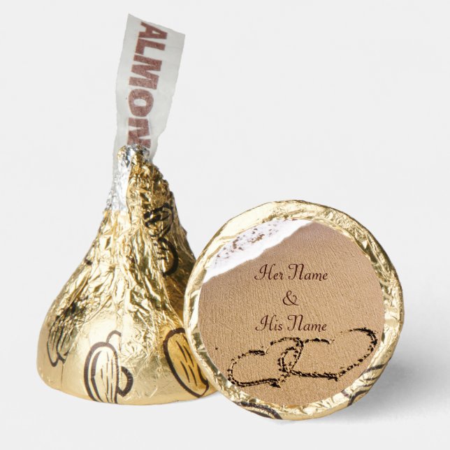 Two Hearts In The Sand Hershey®'s Kisses® (Front)