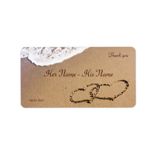 Two Hearts In The Sand Label