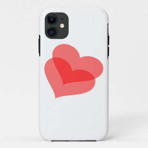two hearts joined together Case_Mate iPhone case