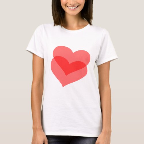 two hearts joined together T_Shirt