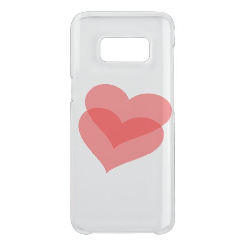 two hearts joined together uncommon samsung galaxy s8 case