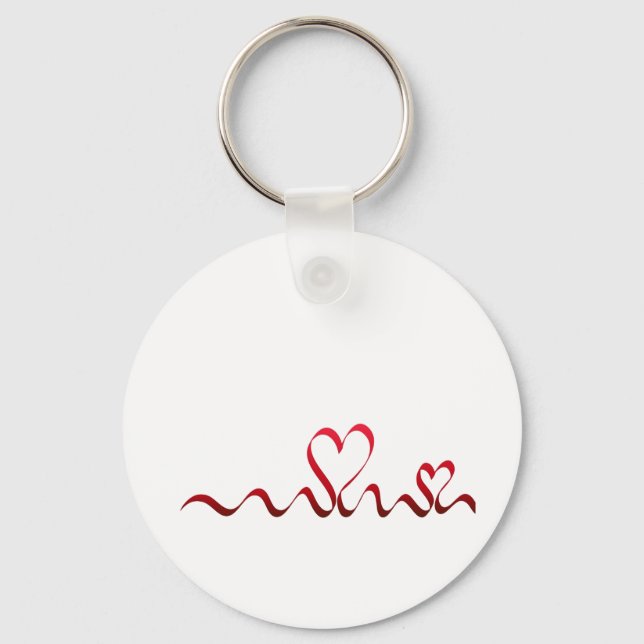 Two Hearts Keychain (Front)