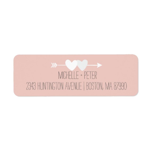 Two Hearts Label (Front)