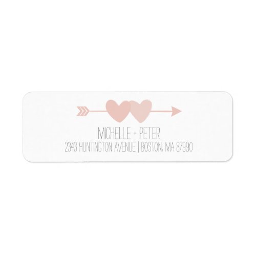 Two Hearts Label