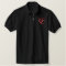 Two Hearts Love Valentine Red Design Embroidery