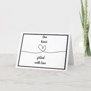 "TWO HEARTS MEET" THEN MARRAIGE CARD