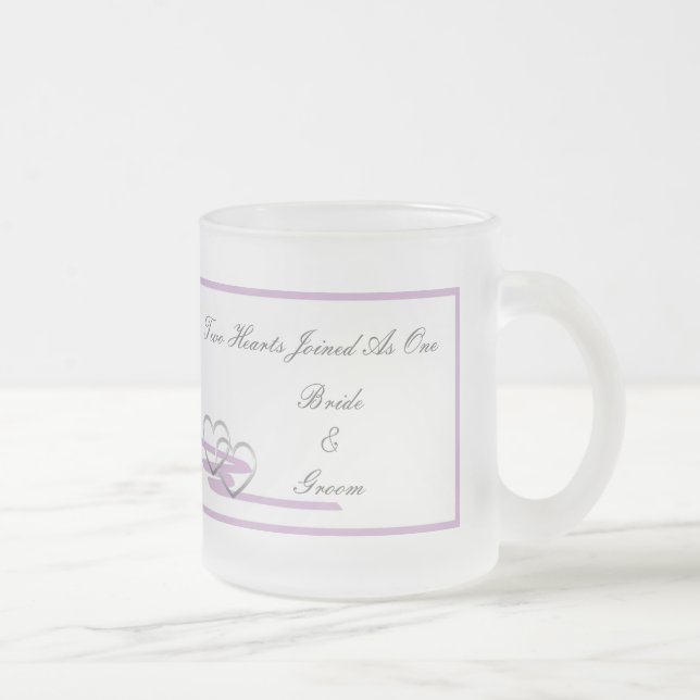 Two Hearts Mug Purple (Right)