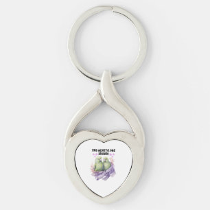 Two Hearts, One Branch - Birds Keychains & Lanyard