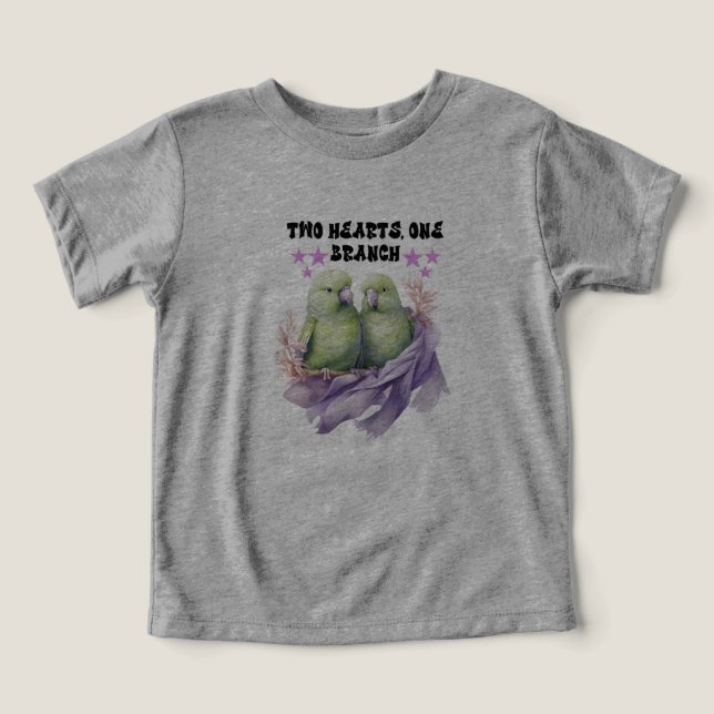Two+Hearts+One+Branch+Toddler+Tee Toddler T-shirt (Design Front)