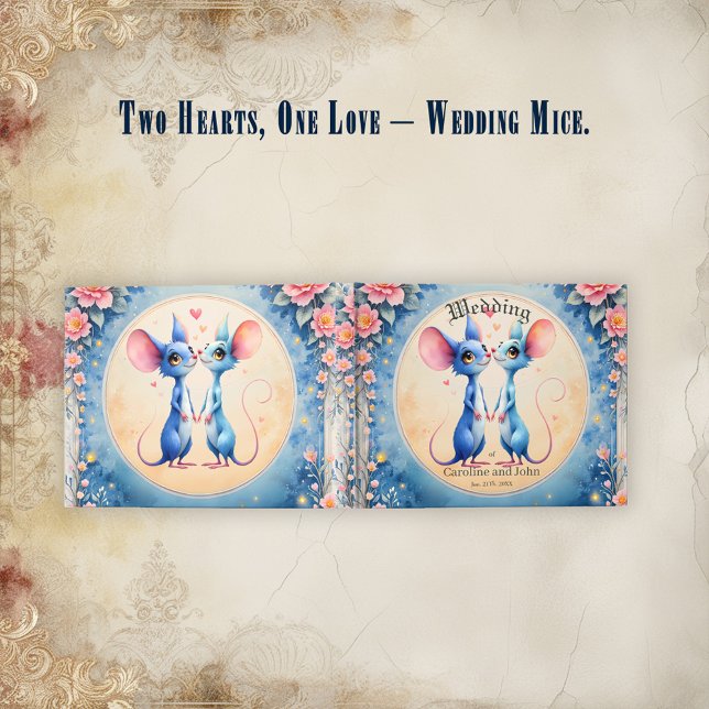 Two Hearts, One Love – Wedding Mice. Guest Book (Creator Uploaded)