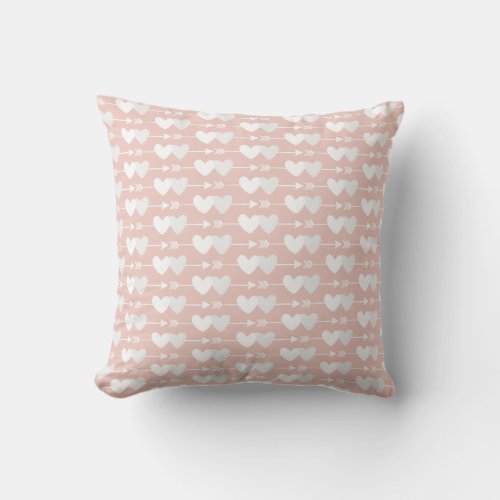 Two Hearts Square Pillow