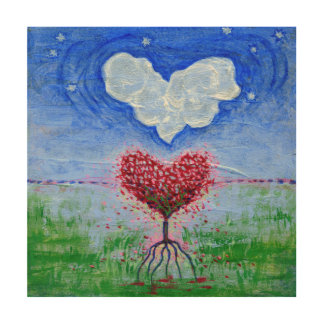 Two Hearts Surrealist Art