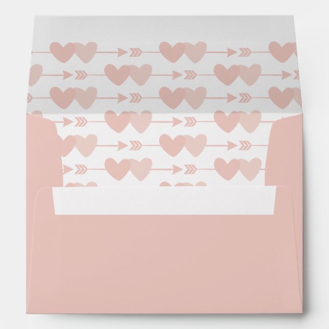 Two Hearts Wedding Envelope (Back (Bottom))