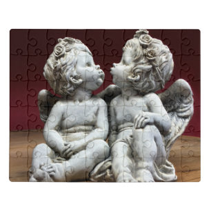 Two Heavenly Angel Cherubs Jigsaw Puzzle