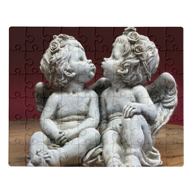 Two Heavenly Angel Cherubs Jigsaw Puzzle (Puzzle Horizontal)