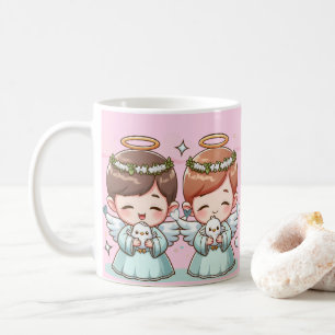 Two heavenly guardians  coffee mug