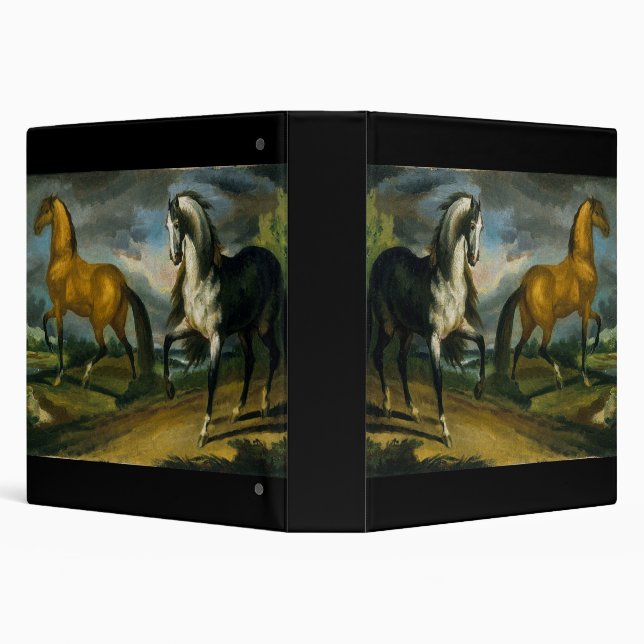 Two Horse 1808 3 Ring Binder (Background)