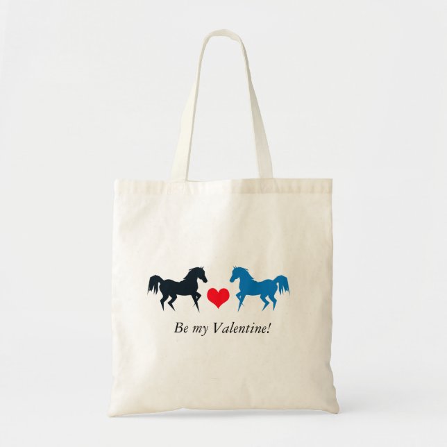 Two Horses in Love tote Bag (Front)