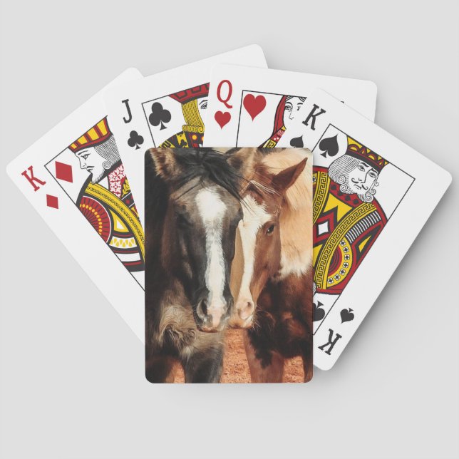 Two Horses Playing Cards (Back)