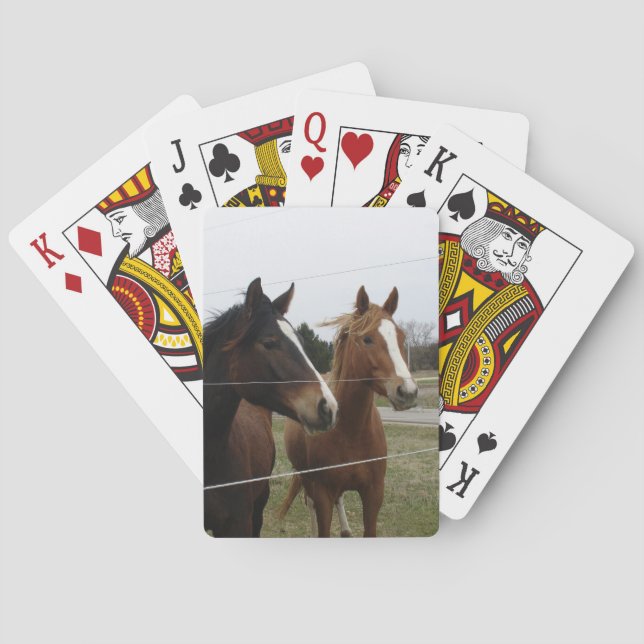 Two Horses Poker Cards (Back)