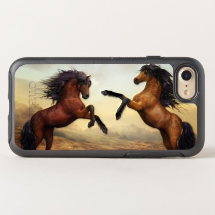 Two Horses Rearing OtterBox Symmetry iPhone 8/7 Case