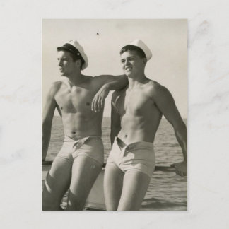 Two Hot Sailors Postcard