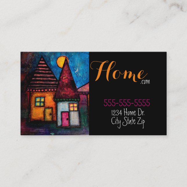 Two Houses Business Card (Front)