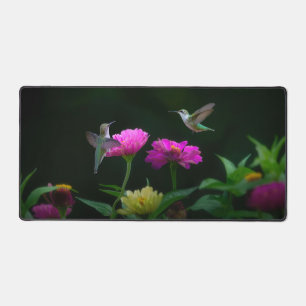 Two Hummingbirds Desk Mat