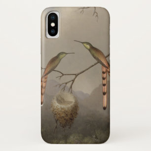 Two Hummingbirds with Their Young iPhone X Case