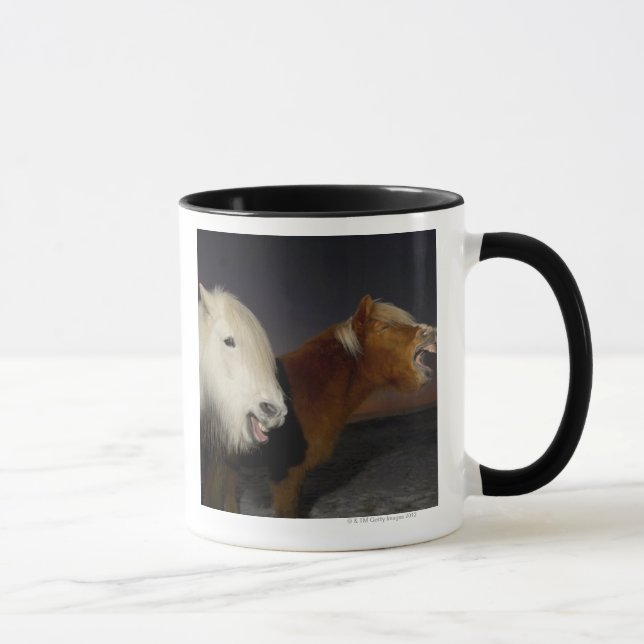 Two Icelandic horses Mug (Right)