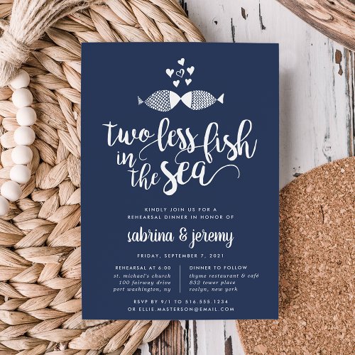 Two if By Sea  Rehearsal Dinner Invitation
