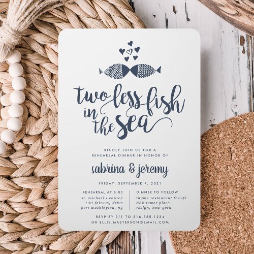 Two if By Sea  Rehearsal Dinner Invitation