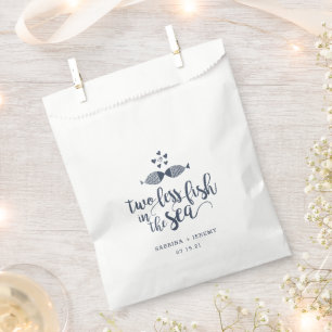 Two if By Sea Wedding Favor Bag