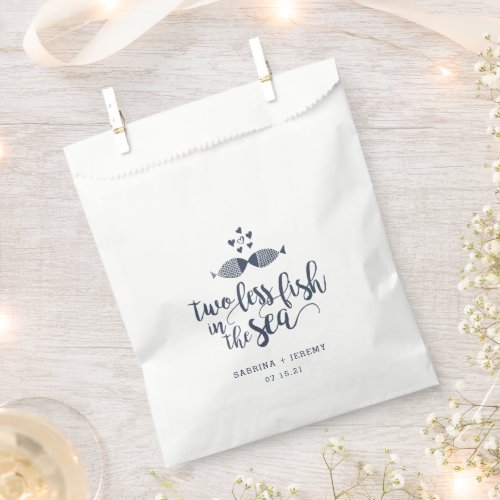 Two if By Sea  Wedding Favor Bag