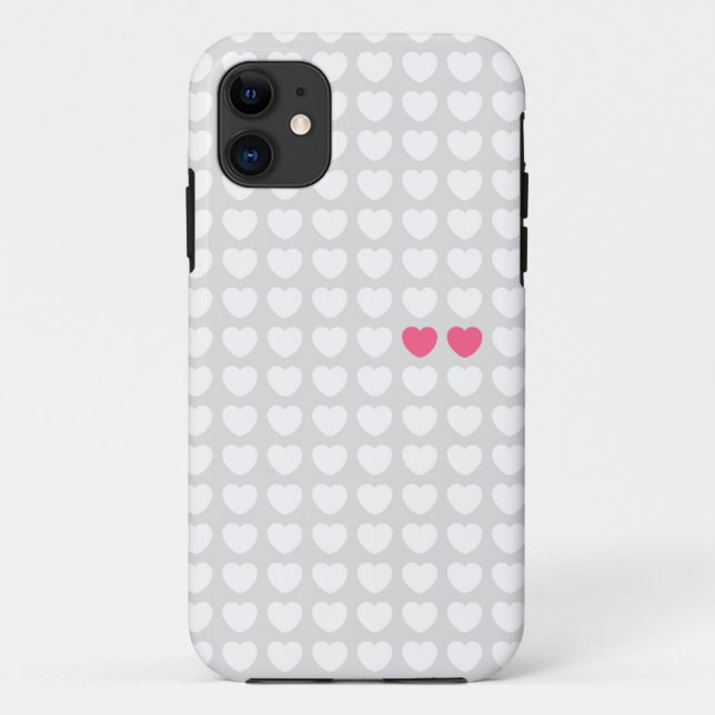 Two in a million hearts iPhone Cover (Back)