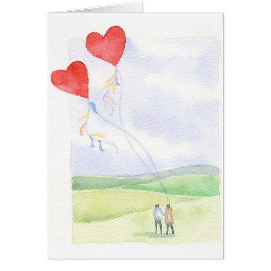 Two in Love - Note Card (Front)