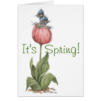 Two in Tulip - Card