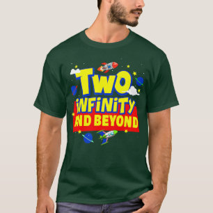 Two Infinity And Beyond Birthday 2 Year Old Boys T-Shirt