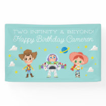 Two Infinity and Beyond Toy Story Birthday Banner