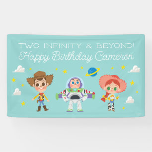 Two Infinity and Beyond Toy Story Birthday Banner