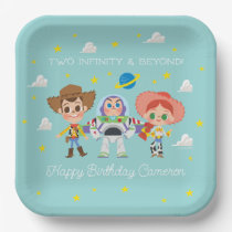 Two Infinity and Beyond Toy Story Birthday Paper Plates