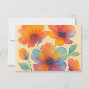 Two Initial Monogram Black Couple Stationery Thank You Card