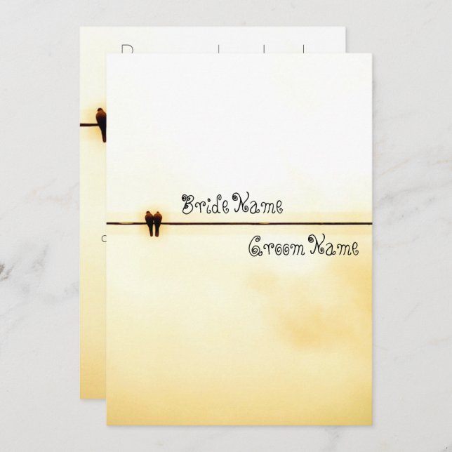 TWO - Invitation (Front/Back)