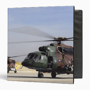 Two Iraqi Mi-17 Hip Helicopters 3 Ring Binder