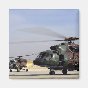 Two Iraqi Mi-17 Hip Helicopters Magnet
