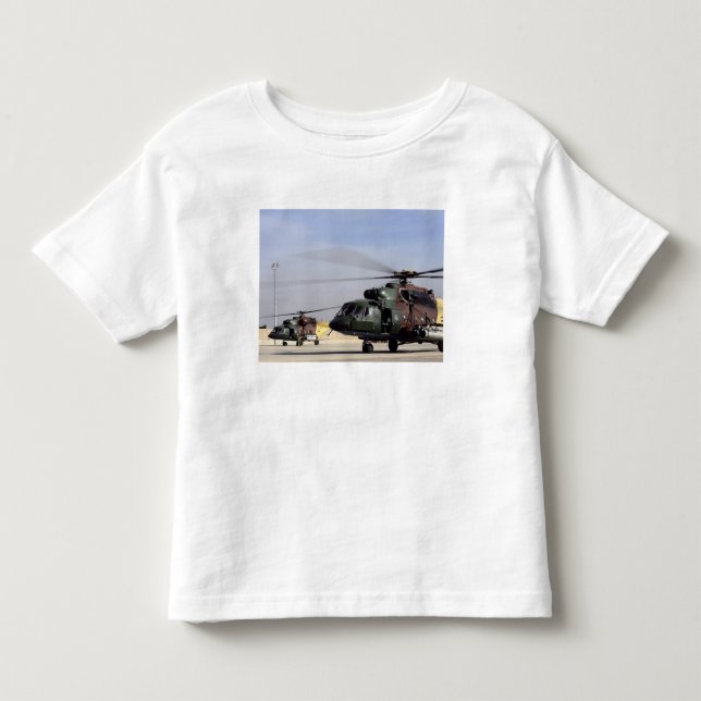 Two Iraqi Mi-17 Hip Helicopters Toddler T-shirt (Front)