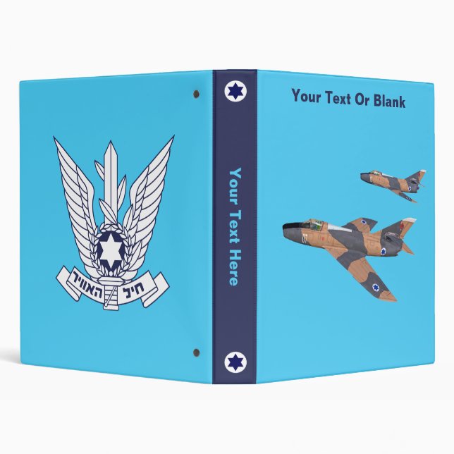 Two Israeli Super Mystères 3 Ring Binder (Background)